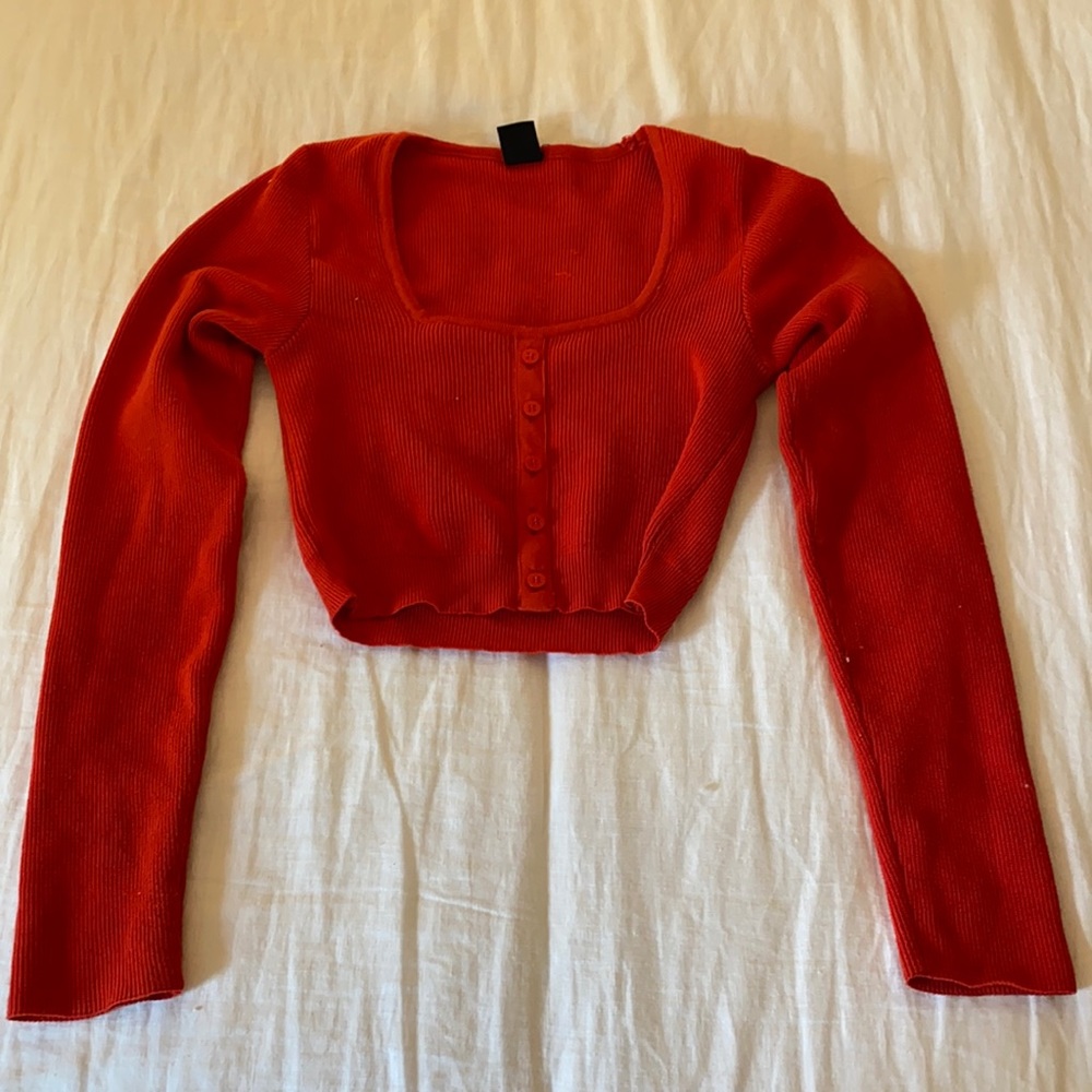 Urban outfitters cropped long sleeve